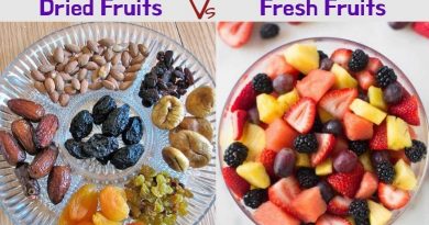 Dried Fruits vs Fresh Fruits