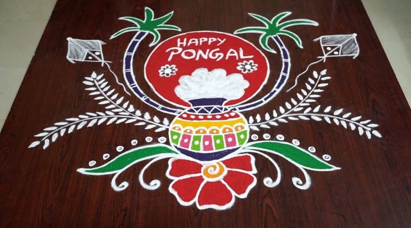 Pongal Rangoli designs