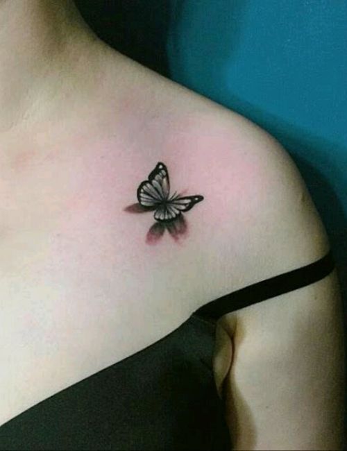 3d Butterfly tattoo