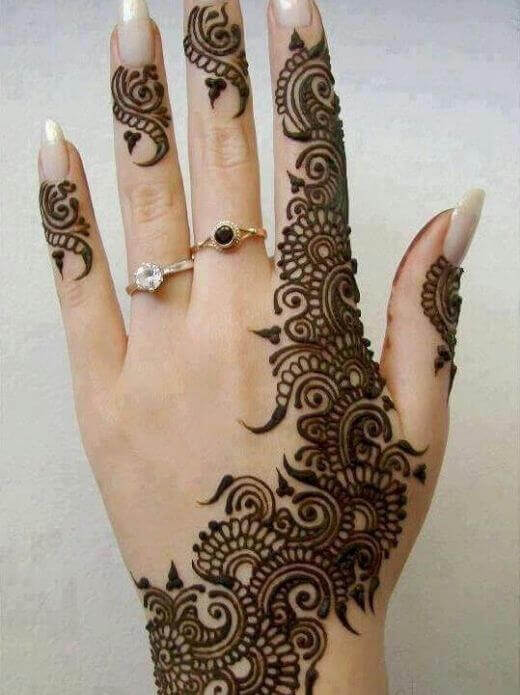 Fancy style Ramadan mehndi Designs