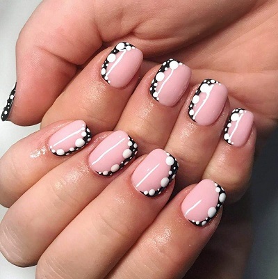 Polka dotted on Nails of Edges