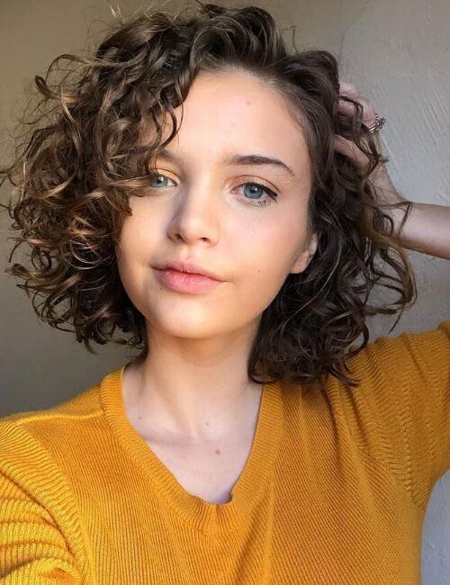 Simple Curly hair styles