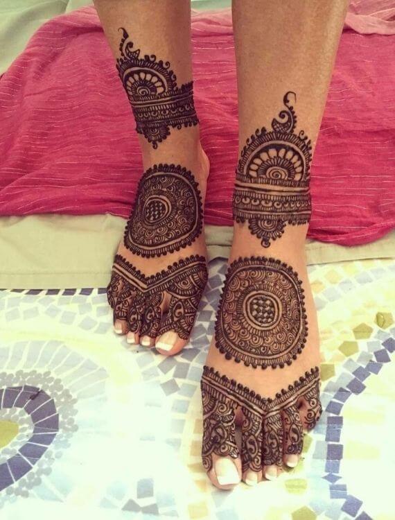 Feet Mehndi Designs