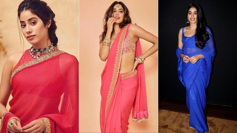 Jahnavi Kapoor in saree