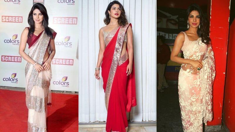 Priyanka Chopra in saree
