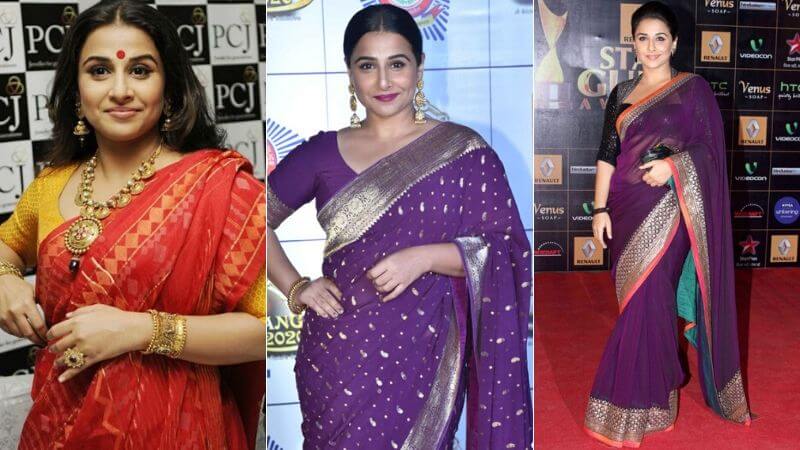 Vidya balan in saree