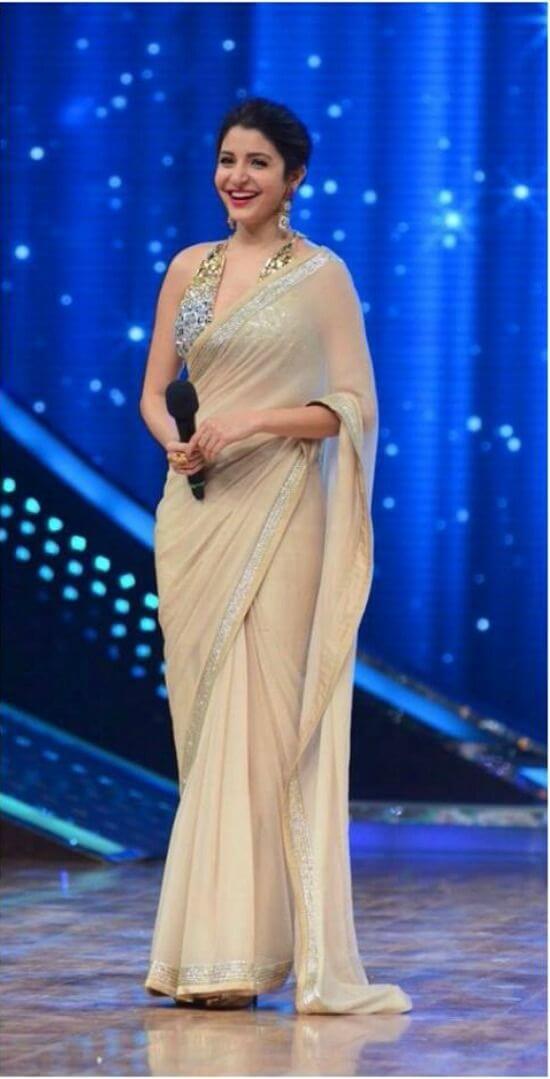 cute smile with in saree