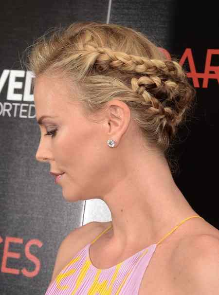 braided updo side view