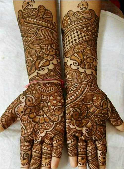 classic mehndi rajasthani bridal mehndi designs for full hands