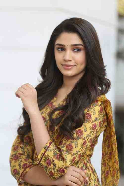 Krithi Shetty in Floral dress