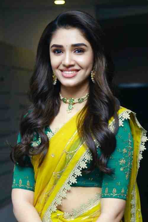 Yellow Half saree