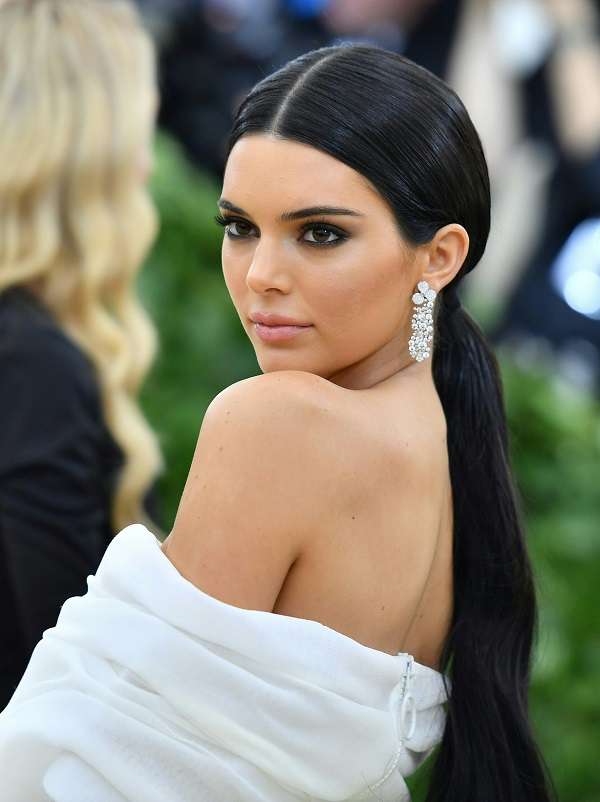 Kendall Jenner with Pony Tail