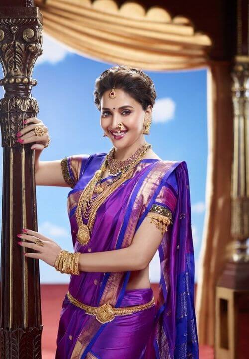Bollywood Actress Madhuri Dixit in Blue 