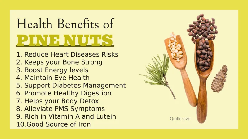 health benefits pine nuts
