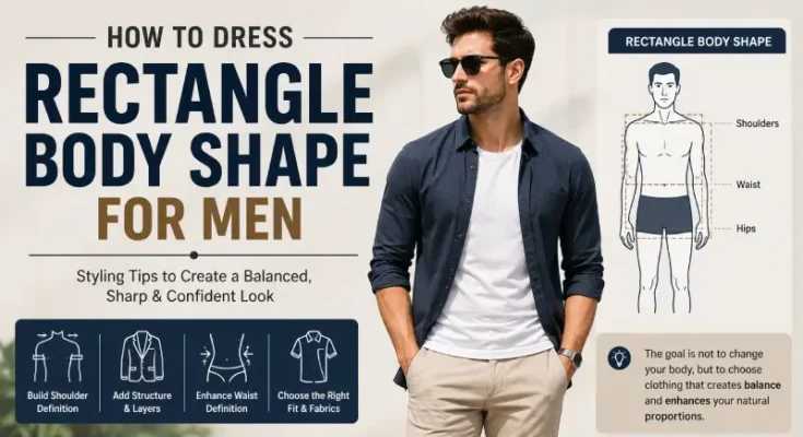 How to Dress a Rectangle Body Shape for Men