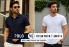 Polo shirts and crew-neck T-shirts