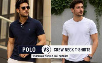 Polo shirts and crew-neck T-shirts