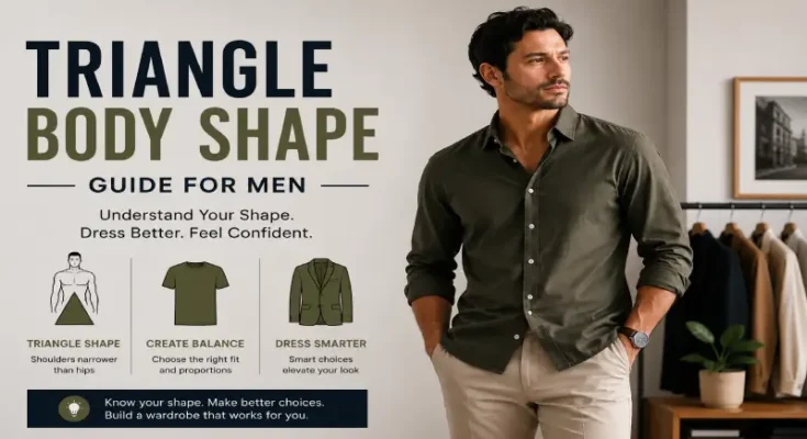 Triangle Body Shape for mens Guide