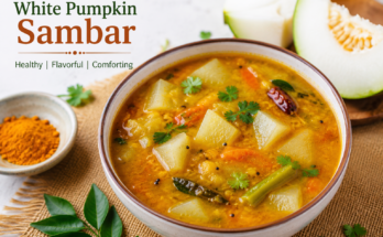 White Pumpkin Sambar Recipe